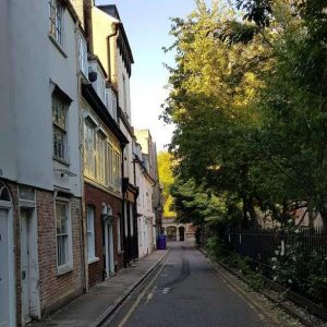 Botolph Lane, Cambridge, May 2020