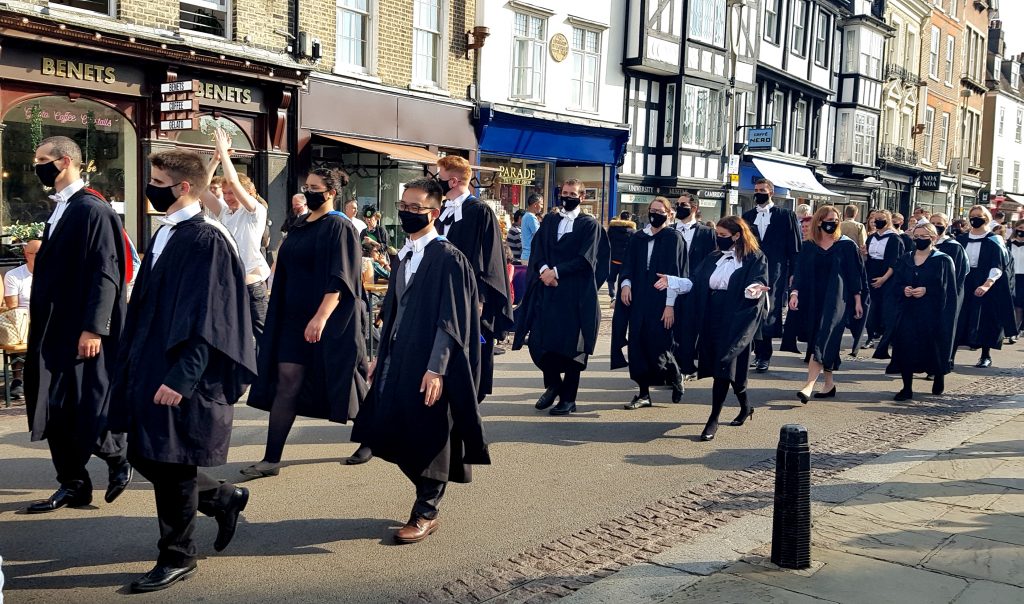 Graduation in Cambridge - September 2021