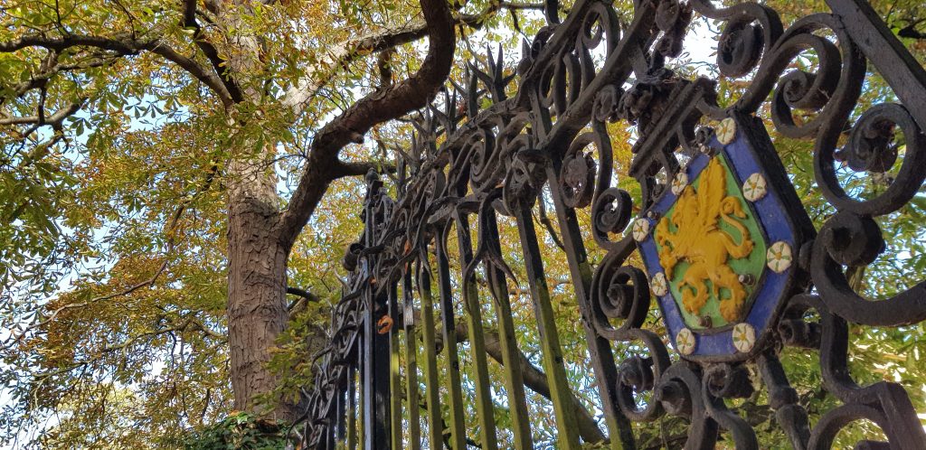 Downing College gate